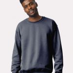 Gildan_18000_Heather_Dark_Navy_Front_High_Model
