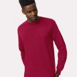 Gildan_2400_Cardinal_Red_Front_High_Model