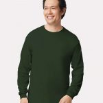 Gildan_2400_Forest_Green_Front_High_Model