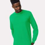 Gildan_2400_Irish_Green_Front_High_Model
