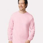Gildan_2400_Light_Pink_Front_High_Model