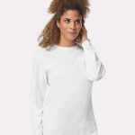 Gildan_2400_White_Front_High_Model